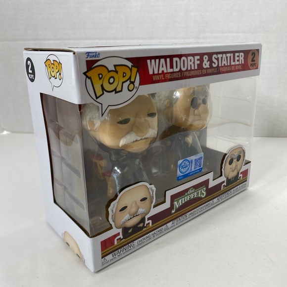 Funko POP! The Muppets WALDORF & STATLER Critics 2-PACK NEW NRFB! - Picture 4 of 8